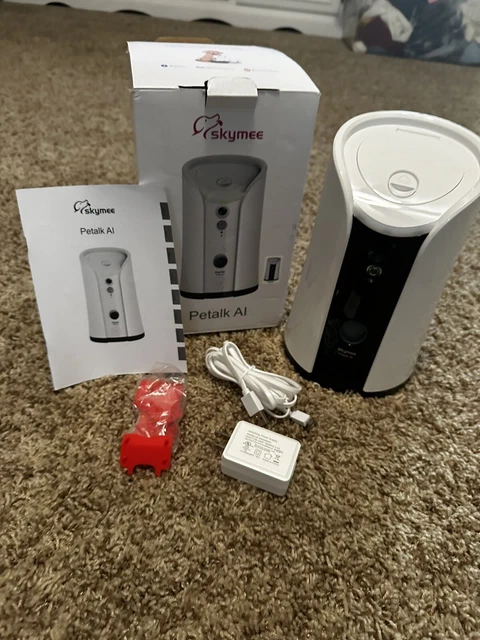 SKYMEE Petalk AI Dog Camera Automatic Treat Dispenser WiFi Full HD - Pre-Owned
