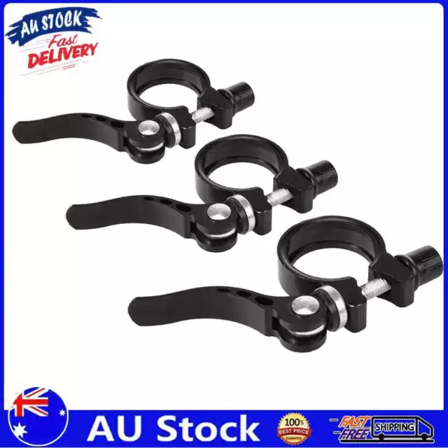 AU Quick Release Aluminum Alloy Bicycle Seat Post Clamp Mountain Bike Parts