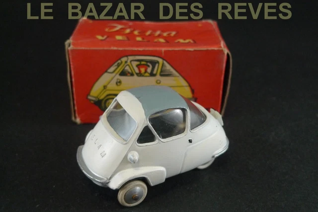 Miniature QUIRALU Isetta Velam BMW - Échelle 1/43 - 1957 (Très Bon état + Boîte)
