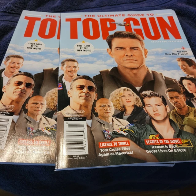 ULTIMATE GUIDE TO TOP GUN MAGAZINE TOM CRUISE & CAST COVER Lot Of 2 19