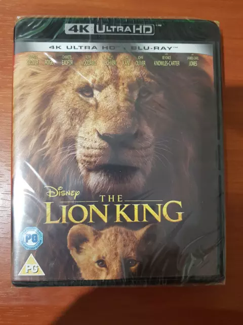 The Lion King 4K Ultra Hd & Blu Ray - New & Sealed Disney Live Action Free Post