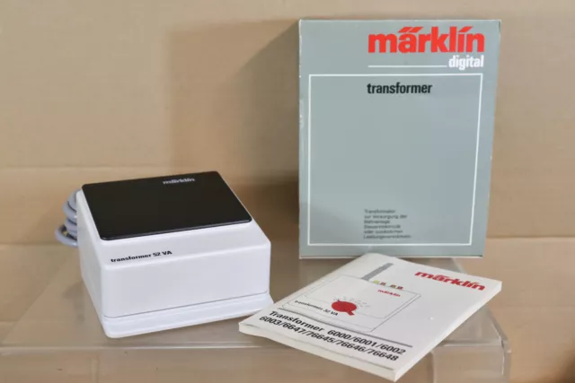 MARKLIN MäRKLIN 6002 DIGITAL TRANSFORMER 52 VA 230V INPUT 50-60 Hz 16V OUTPUT oa