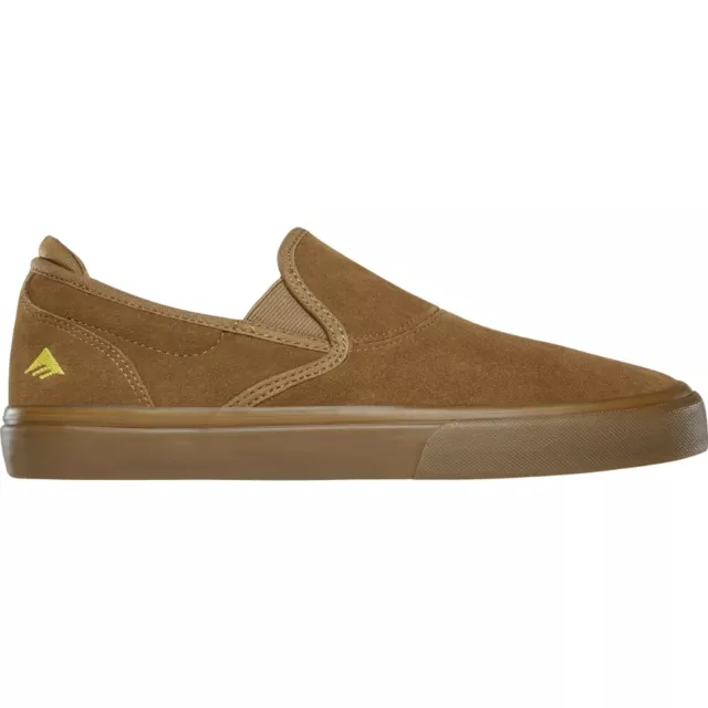 Emerica Wino G6 Slip On Brown Gum Mens Skate Shoes