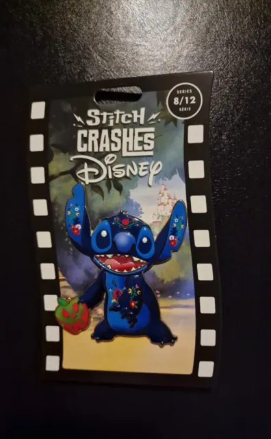 New Disney Stitch Crashes Snow White Limited Edition Pin Badge