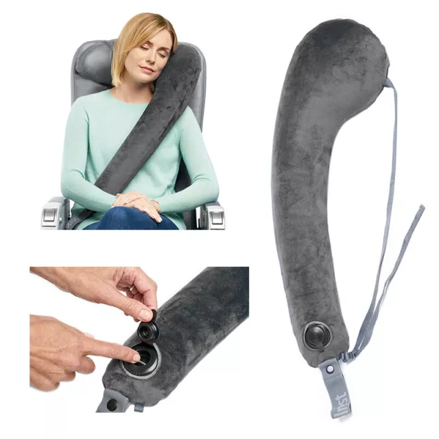 Travelrest All-In-One Inflatable Body Travel Pillow Neck Head Support