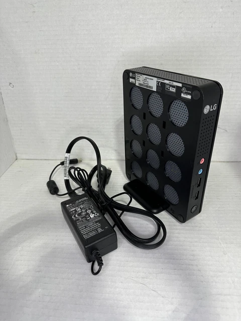 Lot of 14 - LG Zero Client CBV42L, CBV42-BL.AUSHAVM, 11 A/C adapters included