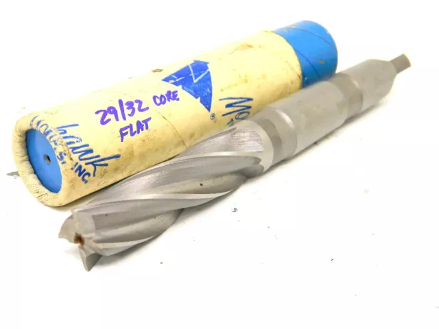 Last One! New Surplus Mohawk Usa 29/32" Taper Shank Core Drill .9062" Flat-Bott.