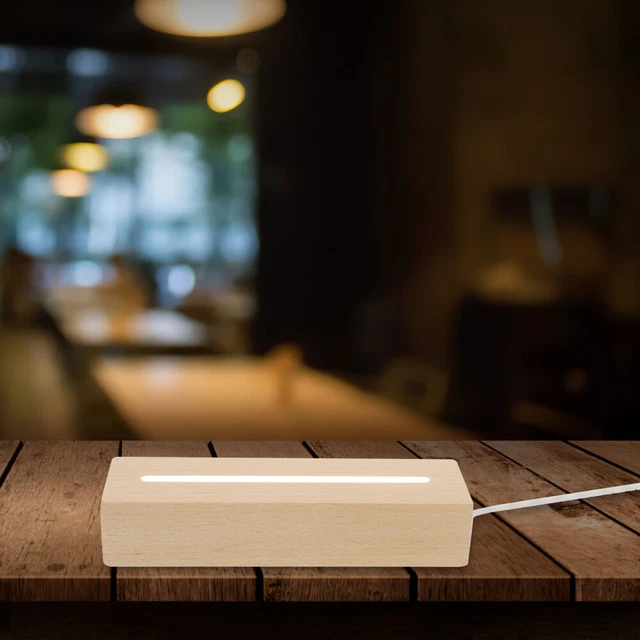 TABLE TOP DISPLAY Stand Desktop Lamp Holder Light Base Kitchen Night £8