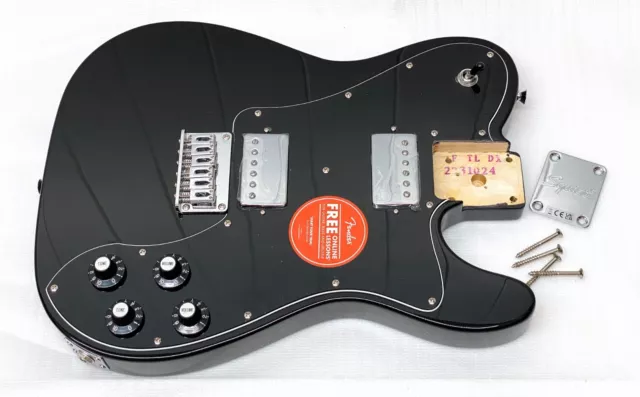 OEM Fender Squier TELE DELUXE FULLY LOADED BODY Black Telecaster Electric Guitar