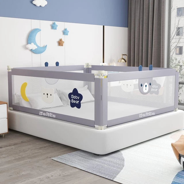 HOLIKE Bed Rails for Toddlers - 60" 70" 38x30 Inch (Pack of 1), Only 1 Side