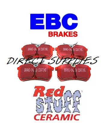 Ford Focus 2.0 Turbo Rs Rear Brake Pads (Ebc Red Stuff) Made In Uk