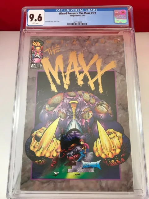 Maxx 1/2 Wizard Exclusive Rare Premium Gold Foil Edition Graded CGC 9.6 with COA