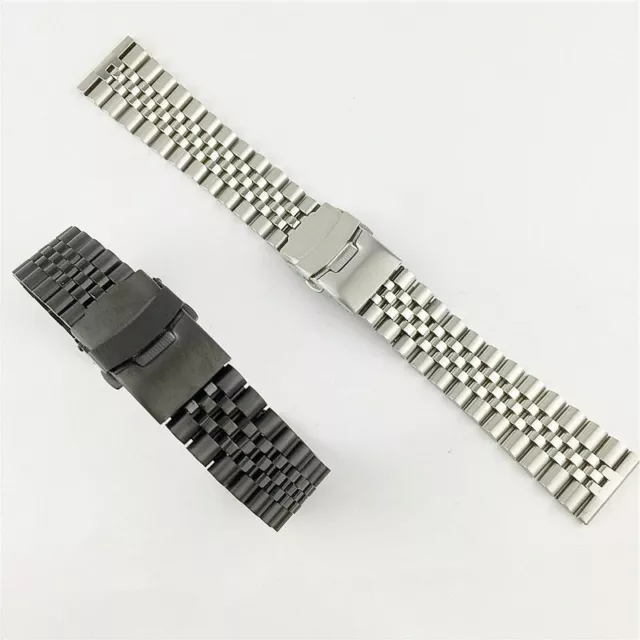 Jubilee Stainless Steel Watch Strap Band Bracelet 18 19 20 21 22 23 24 26 28mm