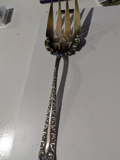 VINTAGE ROGERS Hamilton Silverplate 8 1 2 Cold Meat Fork Majestic Pattern 24.61 PicClick AU