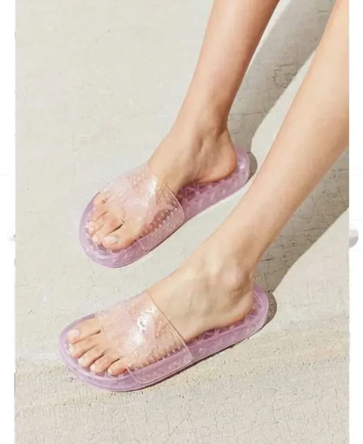 puma fenty pink jelly sandals size 7.5 women
