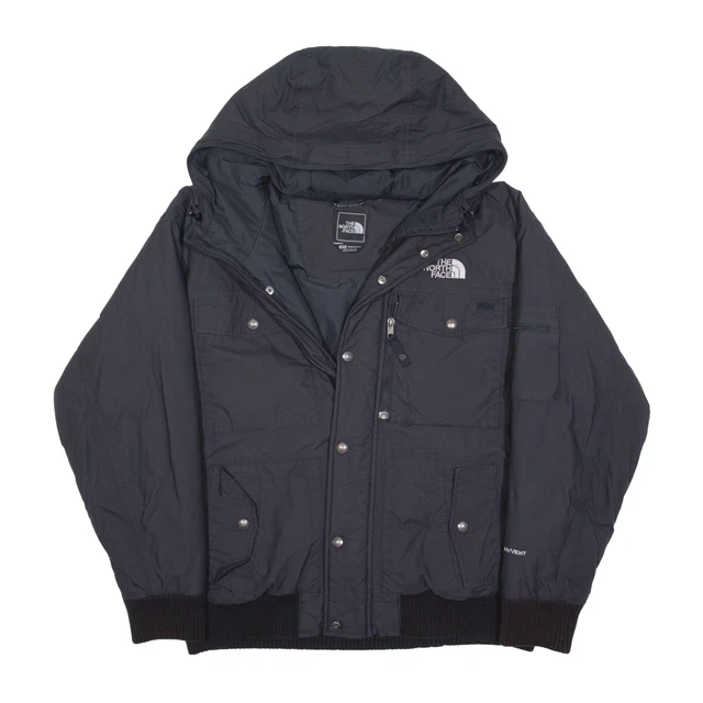 THE NORTH FACE Down Insulated Hyvent Jacket Black Nylon Mens M