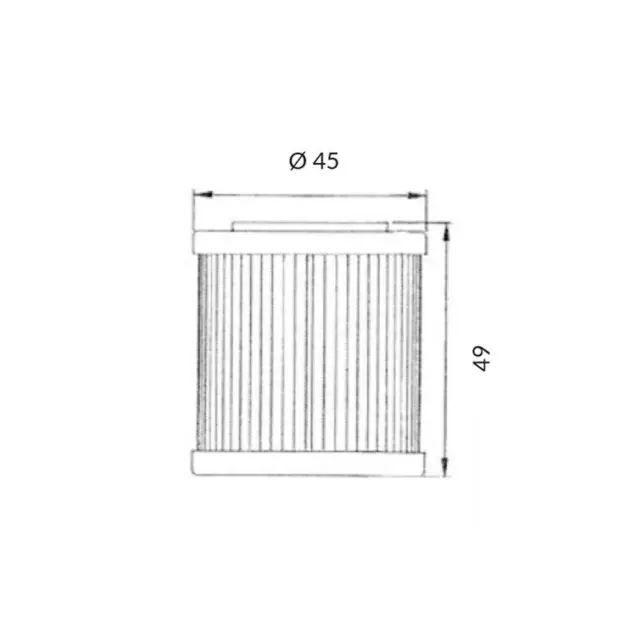 Filtro de Aceite UFI Piaggio Beverly 4t 4v HPE ABS E5 400 2021