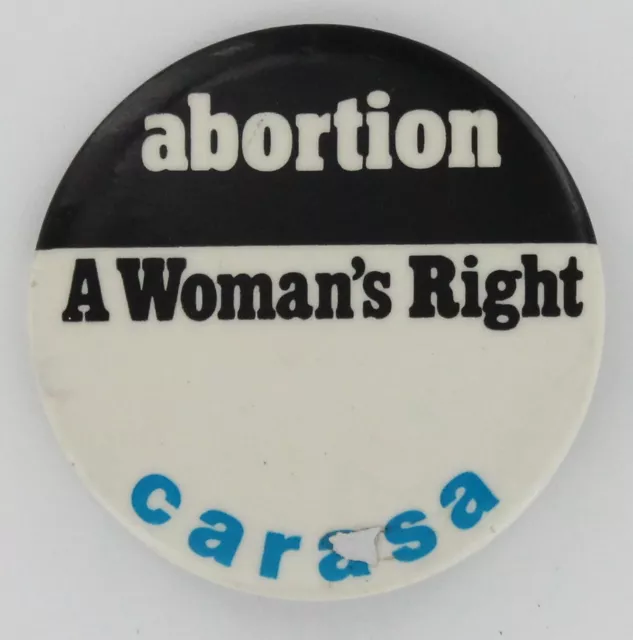 Women's Abortion Rights 1970 Radical Feminist CARASA NYC Female Suffrage P810