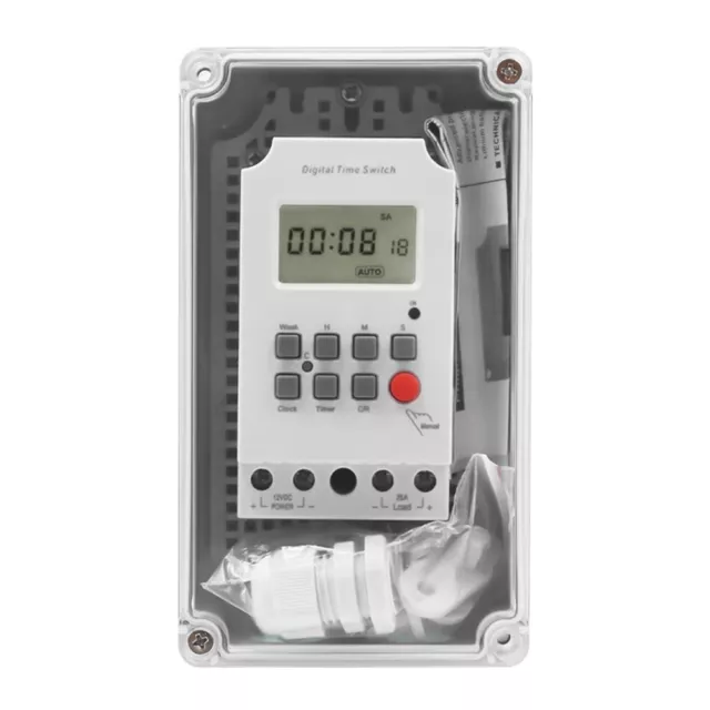 Affidabile timer digitale antipioggia IP66 MT316SE con scatola impermeabile 25A 220VAC