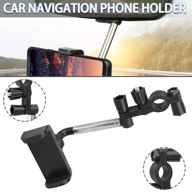 360° Car Rear View Mirror Mount Cell Phone Holder Stand Cradle Universal for B