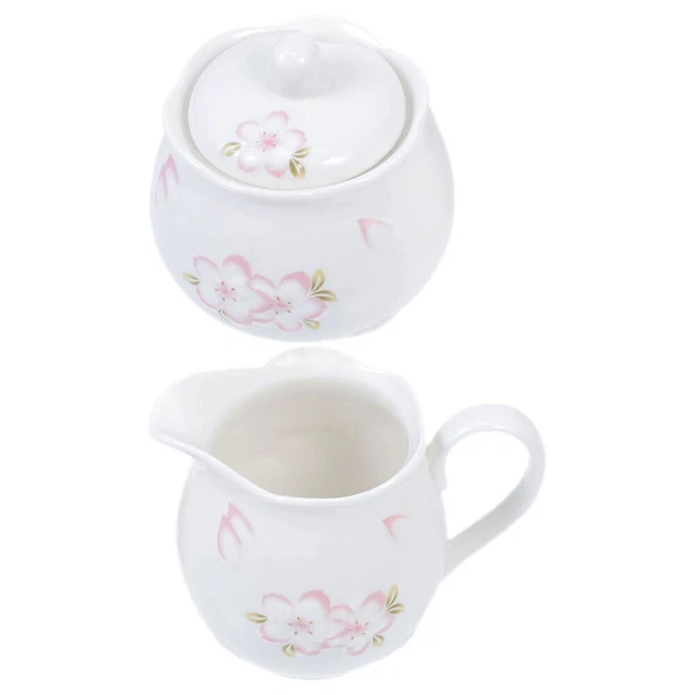 Jarra de crema de cerámica café lata de azúcar vaso de dulces tazón de ensalada