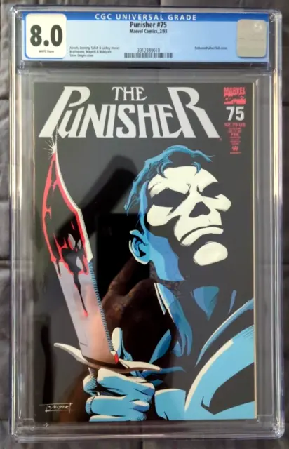 THE PUNISHER #75 Vol. 1   (Marvel 1993)   Embossed cover   |  Graded CGC 8.0