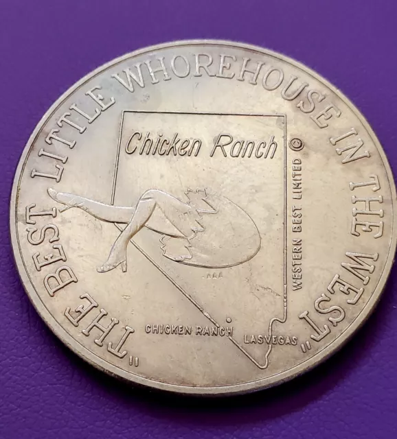 Chicken Ranch Drink Token Nevada Brothel Coin Best Little Whorehouse In The West