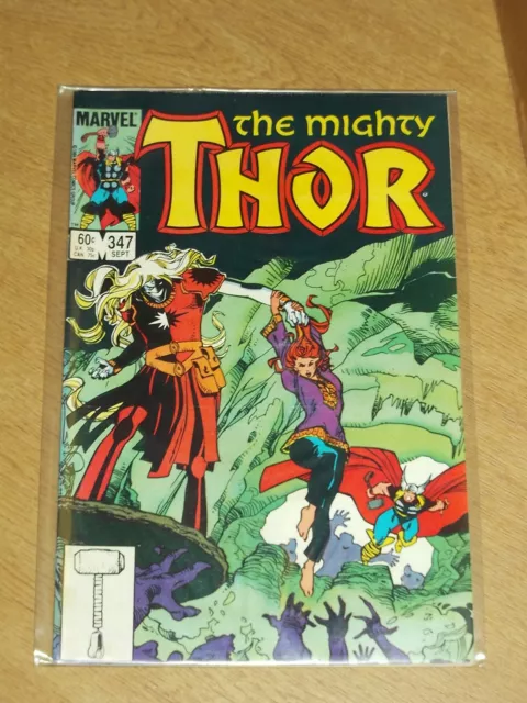 Thor The Mighty #347 Vol 1 Marvel 1St App Wormwood Simonson September 1984