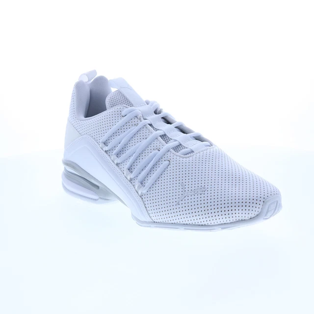 Puma Axelion Perf Wide 19431901 Mens White Wide Athletic Running Shoes