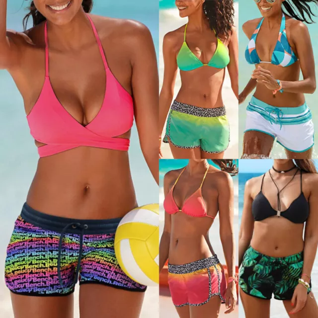 Hot Sexy Womens Bikini Set Pushup Padded Bandage Beach Bra Top Swimsuit  Swimwear