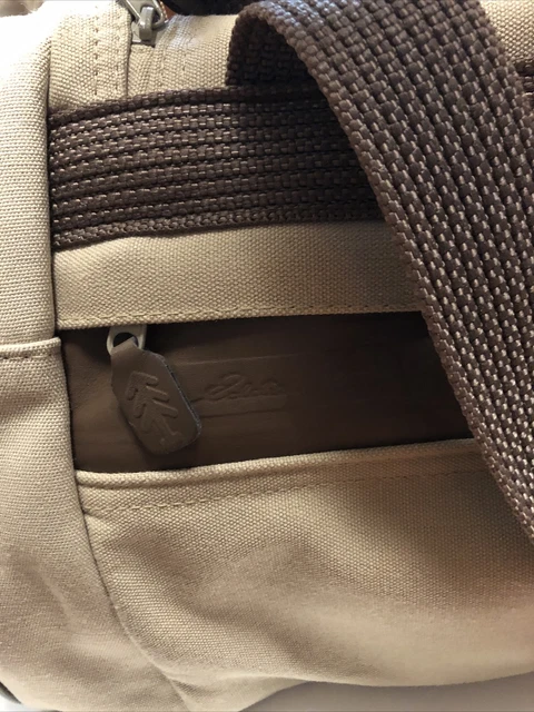 Eddie Bauer Ford Tan Monsoon Water Resistant Vintage Promo Duffle Bag W/ Tags