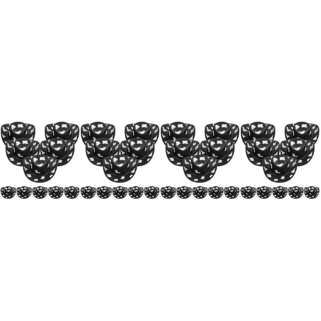 40 pcs miniatures cowboy mini western cow-girl chapeau plastique