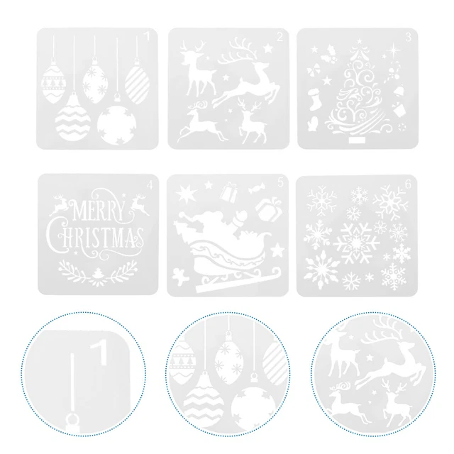 6 Pcs Painting Template Kids Drawing Rulers Scrapbook Animal Child