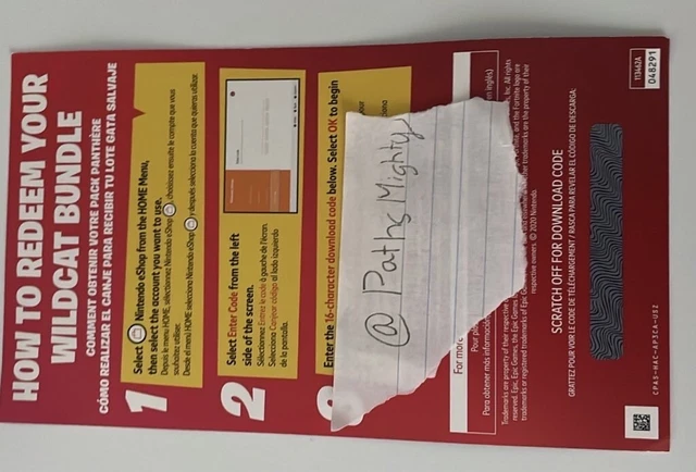 Switch Fortnite Wildcat Bundle Code + 2,000 V-Bucks✅ READ DESC