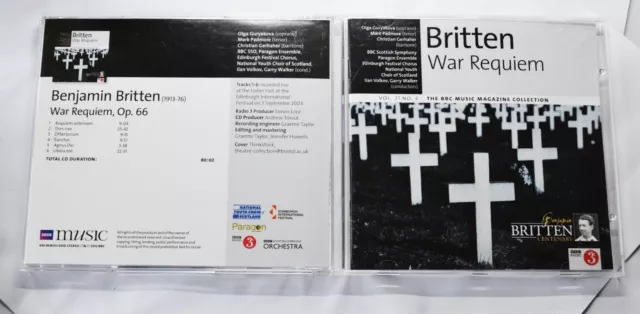 Benjamin Britten - War Requiem, Op. 66 (2012) BBC CD, Guryakova, Padmore