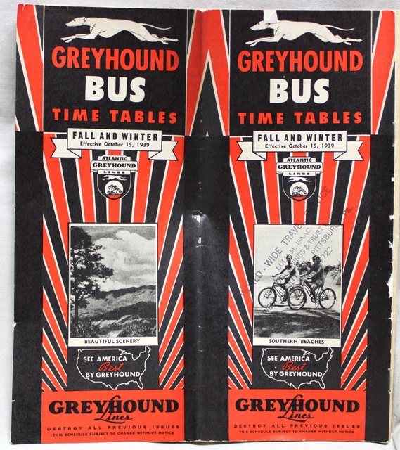 Retro Bus Line Names Vintage Bus Timetables FOR SALE! - PicClick UK