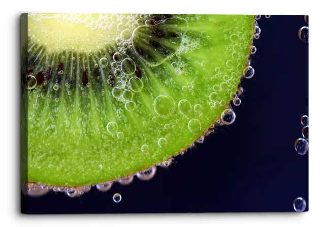 Kiwi frutta astratta cibo e bevande stampa tela arte da parete immagine arredamento casa