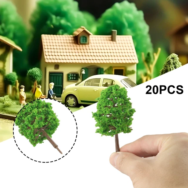 ARBRES MODÈLES RÉDUITS réalistes de train chemin de fer 5 cm pour