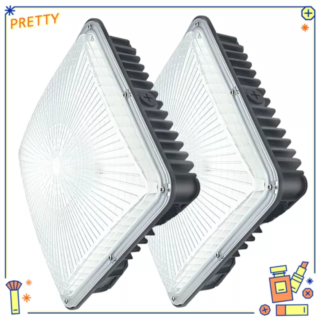 70Watt LED Canopy Light with 5500K Daylight White AC110-130V for Indoor Lighting