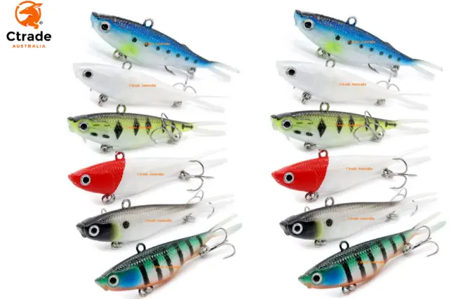 16 Minnow Fishing Lures Redfin Trout Cod Yellowbelly Bream Salmon Jacks  Flathead