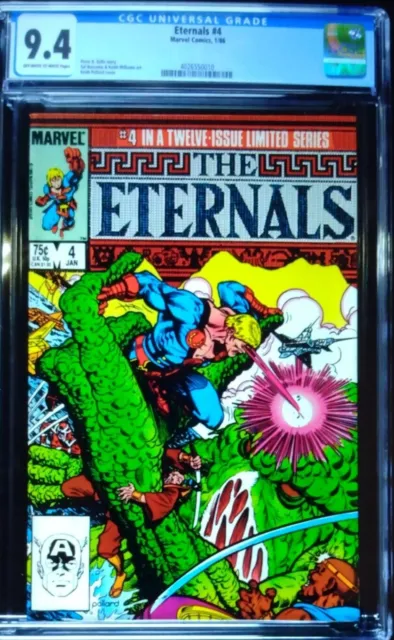Eternals #4 CGC 9.4 (1986)  🍀💰💲📈