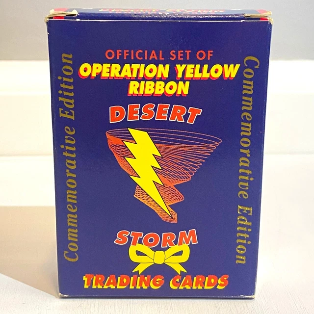 Desert Storm Operation Yellow Ribbon Commemorative 1991 Trading Cards Complete 