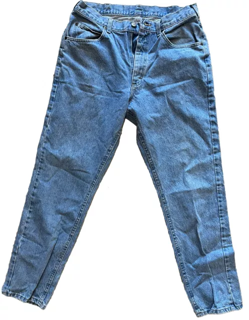 LL BEAN DOUBLE L Classic Jeans Mens 34x32 Blue Light Wash Denim ...