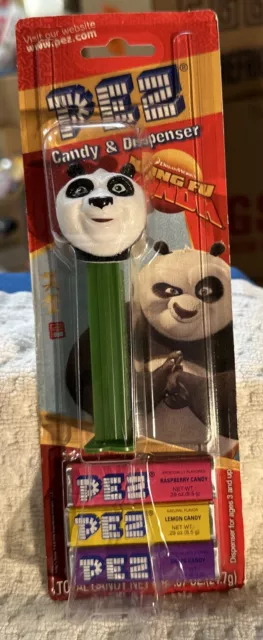 PEZ DreamWorks Kung Fu Panda “PO” 2008 New Carded 5.9 w15