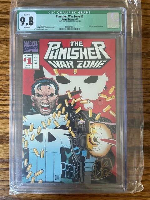 Punisher War Zone #1 - CGC 9.8 - Signed by John Romita Jr.