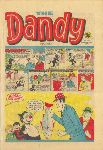 THE DANDY digital comics - 341 vintage comics 1970s on usb stick not dvd - beano