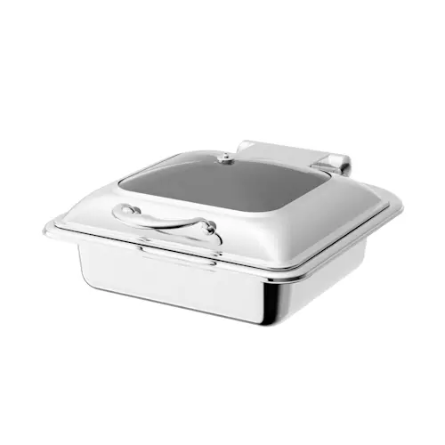 Sunnex Genoa Range 5.5L Rectangular Induction Chafer, Silver, W35100 £75