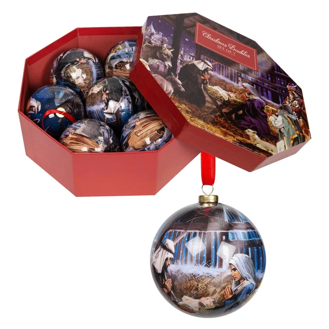 Set De 70 Boules De Noël Incassables | Noir, Blanc Et Or Avec Cordes | Décoration D'arbre, Intérieur, Fêtes - 6