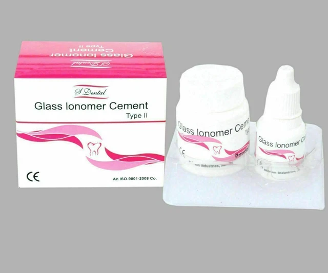 GLASS IONOMER RESTORATIVE Permanent Dental Cement Cavity Tooth Filling