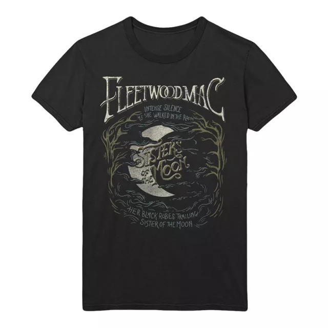 Fleetwood Mac Official Sister Of The Moon New Mens Black T-Shirt